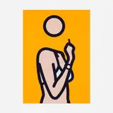 Ruth with Cigarette 3 by Julian Opie, 2005, lambda print on Fujicolour digital archival, sold Aug 2023