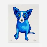 Purity of Soul by George Rodrigue, 2005, screenprint in colors, sold Aug 2023