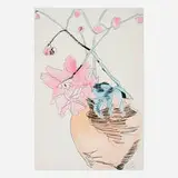 Flowers (Hand-Colored) by Andy Warhol, 1974, screenprint hand-colored with Dr. Martin's aniline watercolor dyes, sold Aug 2023