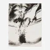 Untitled VI (from the Sex Parts series) (Unique) by Andy Warhol, 1978, screenprint on HMP, sold Aug 2023