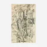 Hilla Rebay, Untitled, ink on paper