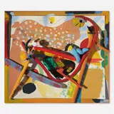 Colin Lanceley, Early Bird, 1993, mixed media construction in artist's frame