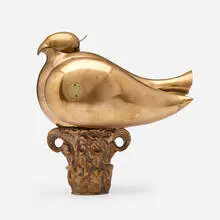 Paloma Jet by Miguel Berrocal, 1976, bronze, brass, sold Jul 2023