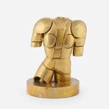 Torero by Miguel Ortiz Berrocal, 1972, brass, sold Jul 2023