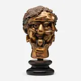 Miguel Ortiz Berrocal, Omaggio Ad Arcimboldo, polished and patinated bronze