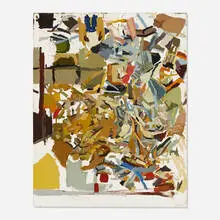 Clintel Steed, Abstract Composition, oil on canvas
