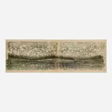 Untitled (Monotype) by Harry Bertoia, monotype on rice paper, sold Jul 2023