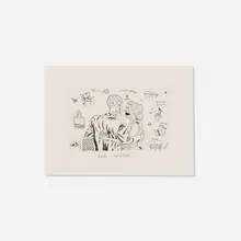 Jim Nutt, Back Scratch, 1970, etching