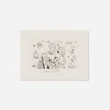 Jim Nutt, Back Scratch, 1970, etching