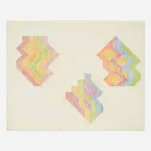 Neil Williams, Untitled (#52), c. 1965, colored pencil on paper