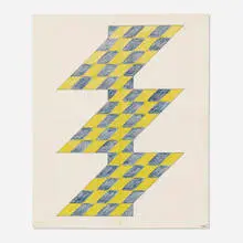 Neil Williams, Untitled (96-B), 1963, colored pencil on paper