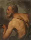 Neoclassical Man by Continental School, NEOCLASSICAL MAN, oil on canvas, offered Nov 2019
