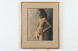 Robert J. Brawley, Standing Female Nude, Gouache