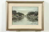 Jean Pierre Capron, Bridge, Oil on canvas