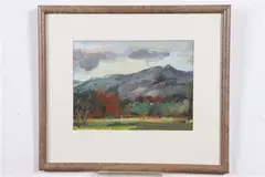 Bill Evans, Keene Valley, Oil on board