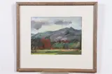 Bill Evans, Keene Valley, Oil on board