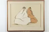 Rc Gorman, Two Woman, Color lithograph