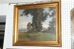Franz Horadam, Landscape, Oil on canvas