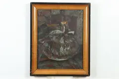John Herschel, Woman Reading, Oil on canvas
