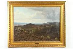 Emil Wennerwald, Danish Moor Landscape, Oil on canvas