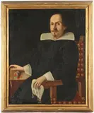 Shakespearean Gentleman by Continental School, SHAKESPEAREAN GENTLEMAN, oil on canvas, sold Dec 2019
