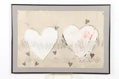 Sam Pratt, Hearts, Mixed media