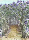 Walter Treilas, Primavera, Oil on canvas
