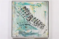 Sheila Cahill, Jellies at the Tracks, Acrylic on canvas