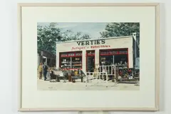 Marvin Yates, Vertie'S Antiques, Watercolor