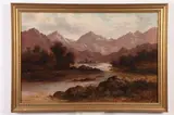H. Williams, Scottish Highlands, Oil on canvas