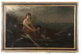Hans Johann Baptist, Evening Serenade, Oil on canvas