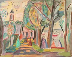 Victor Razgulin, Pereslav, Oil on canvas