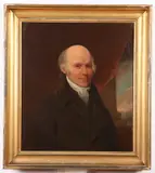 John Davis Williams & Wife of Boston: Pair by American School, JOHN DAVIS WILLIAMS & WIFE OF BOSTON: PAIR, oil on canvas, offered Feb 2020