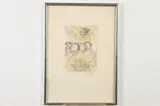 Divine Comedy: Enferno by Salvador Dalí, Color etching, sold Apr 2020