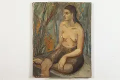 Theodore Wassmer, Contemplation, Oil on canvas