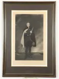 Sir Thomas Lawrence, Field Marshal, Black and white engraving