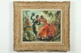 Flamenco Dance by American School, Oil on canvas, sold Apr 2020