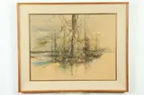 Ship by Harold F. Weston, Oil on board, offered Apr 2020