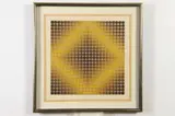 Victor Vasarely, Abstract, Color lithograph
