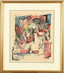 Madeleine Pyk, The World We Know, Mixed media on paper
