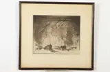 Joseph Pennell, Trains That Come and Trains That Go, Etching