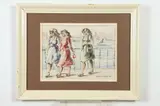 Reginald Marsh, Three Women Walking Along Ny Harbor