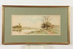 Henry Howard, Country Road, Watercolor