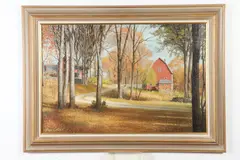 Ben Collins, Newfane, Oil on canvas