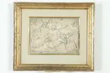 Old Master Drawing, Figures, Ink drawing