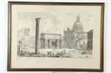 ARCO DI SETTIMIO SEVERO, later impression by Giovanni Battista Piranesi, Etching, sold Jun 2020