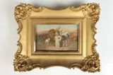 Continental School, Peaceable Kingdom, Oil on canvas