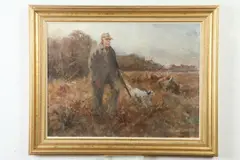 John Loren Head, Bird Hunting, Oil on canvas
