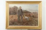 John Loren Head, Bird Hunting, Oil on canvas