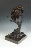 John Mullican, Red Shouldered Hawk, Bronze - Height: 19 1/2 in. x 12 in